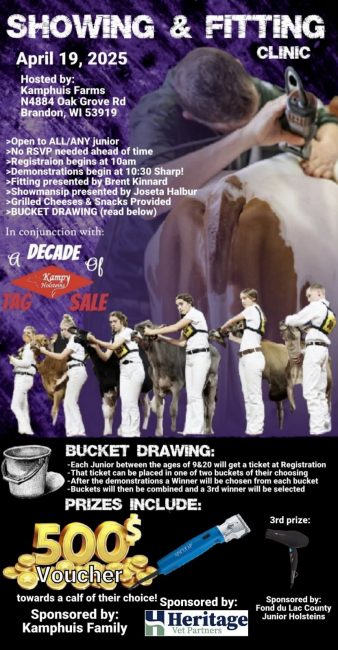 An image with details on the showing and fitting clinic.